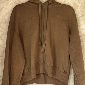 Brown hoodie